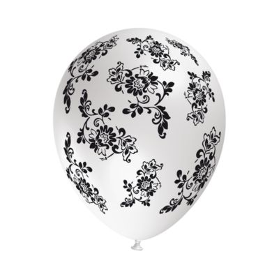 Round Stampa Fiori 30cm/12" Cf 5 Pz