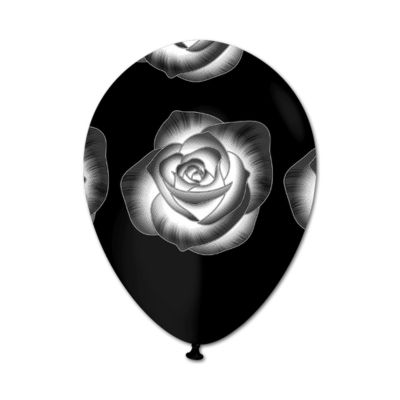 Round Stampa Rosa 30cm/12" Cf 25 Pz