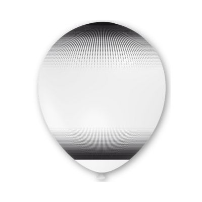 Round Stampa TPR Fasce Sfumate 30cm/12" Cf 5 Pz