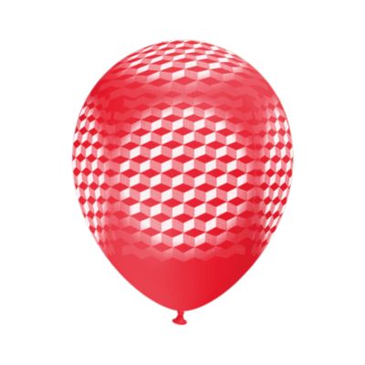 Round Stampa Cubi 3D 30cm/12" Cf 100 Pz