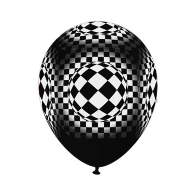 Round Stampa Scacchiera 30cm/12" Cf 100 Pz