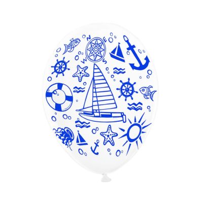 Round Stampa Mare Mix 30cm/12" Cf 5 Pz