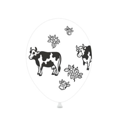 Round Stampa Mucca 30cm/12" Cf 100 Pz