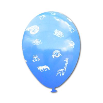 Round Stampa Animali 30cm/12" Cf 5 Pz