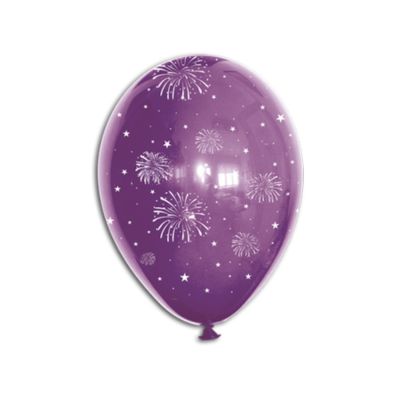 Round Stampa Fuochi d'Artificio 30cm/12" Cf 5 Pz