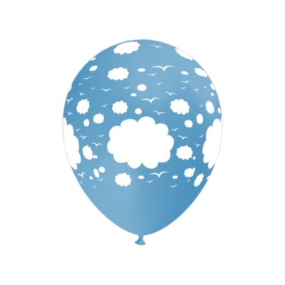 Round Stampa Mix Nuvolette 30cm/12" Cf 100 Pz