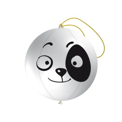 Punchball Stampa Faccia Panda 40cm/16" Cf 50 Pz