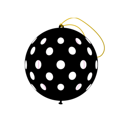 Punchball Stampa Pois 40cm/16" Cf 50 Pz