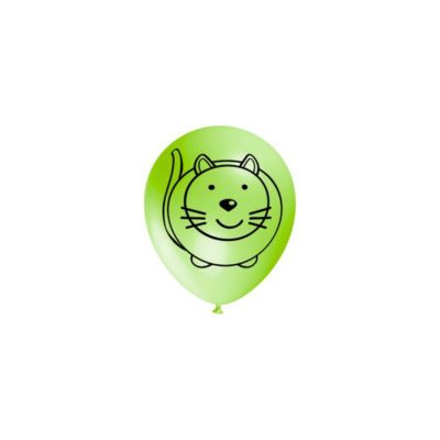 Round Stampa Gatto 13cm/5" Cf 100 Pz