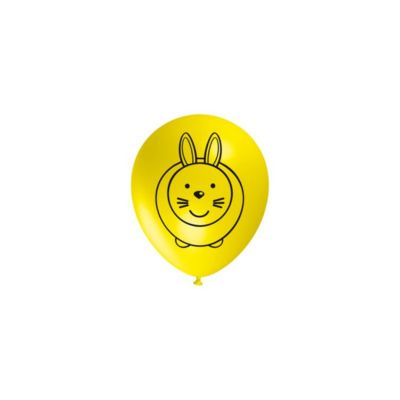 Round Stampa Coniglio 13cm/5" Cf 100 Pz