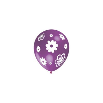 Round Stampa Fiorellini 13cm/5" Cf 25 Pz