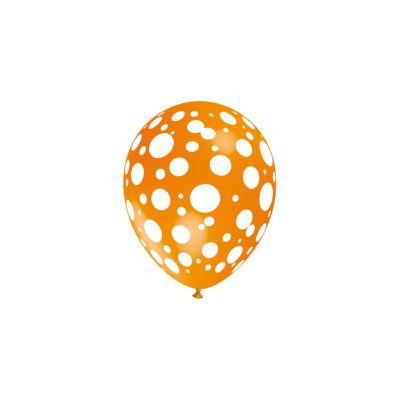 Round Stampa Pois Mix 13cm/5" Cf 100 Pz