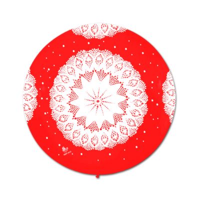 Round Metal Stampa Merletto 100cm/40" Cf 2 Pz