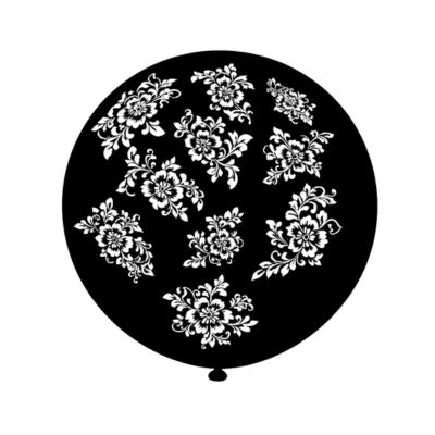 Round Stampa Fiori 100cm/40" Cf 2 Pz