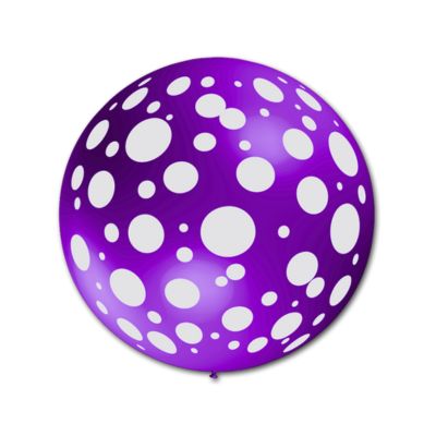 Round Stampa Pois Mix 100cm/40" Cf 2 Pz