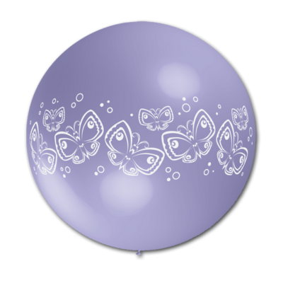 Round Stampa Farfalle 100cm/40" Cf 2 Pz