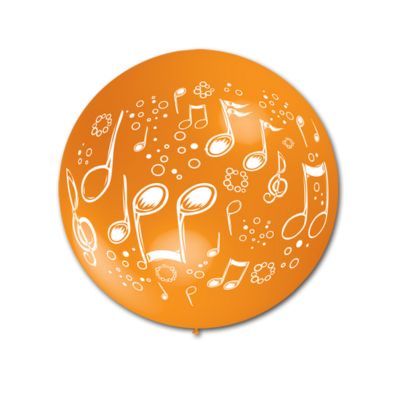 Round Stampa Note Musicali 100cm/40" Cf 2 Pz