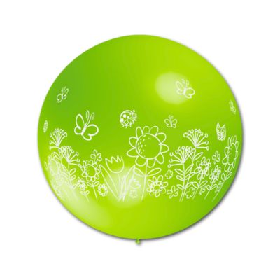 Round Stampa Fiori di Campo 100cm/40" Cf 10 Pz