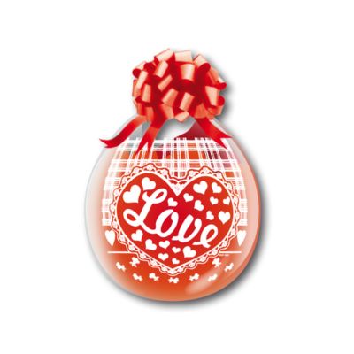 Palloncino Regali Stampa Love 45cm/18" Cf 10 Pz