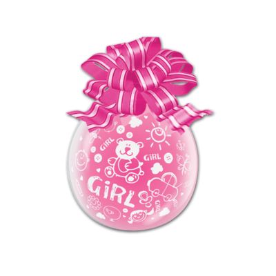 Palloncino Regali Stampa Girl 45cm/18" Cf 10 Pz