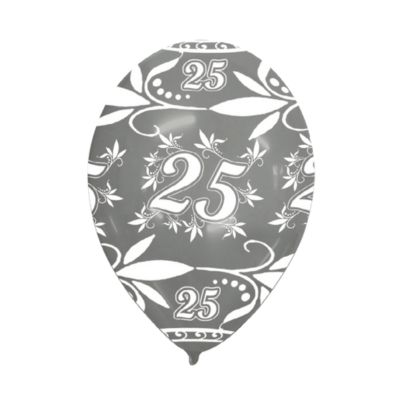Round Stampa 25° Anniversario 30cm/12" Cf 100 Pz