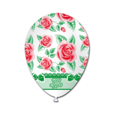 Round Stampa TPR Tanti Auguri 30cm/12" Cf 100 Pz