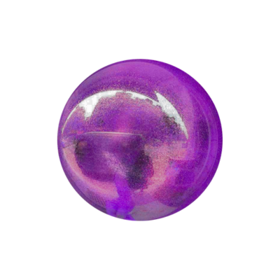 Bobo Balloon Glitter 45cm/18" Viola