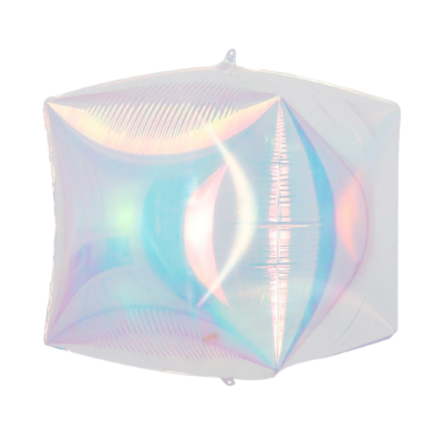Cubo Iridescente 55cm/22" Cf 1 Pz