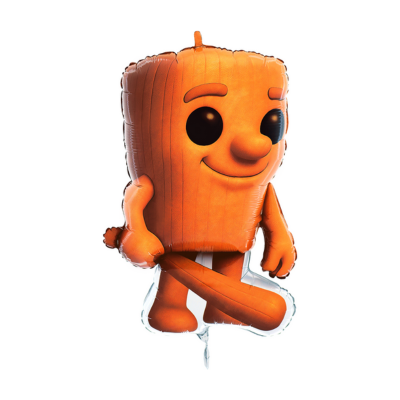 Mylar Brainrot Tung Tung Tung Sahur 59cm/24" Cf 10 Pz