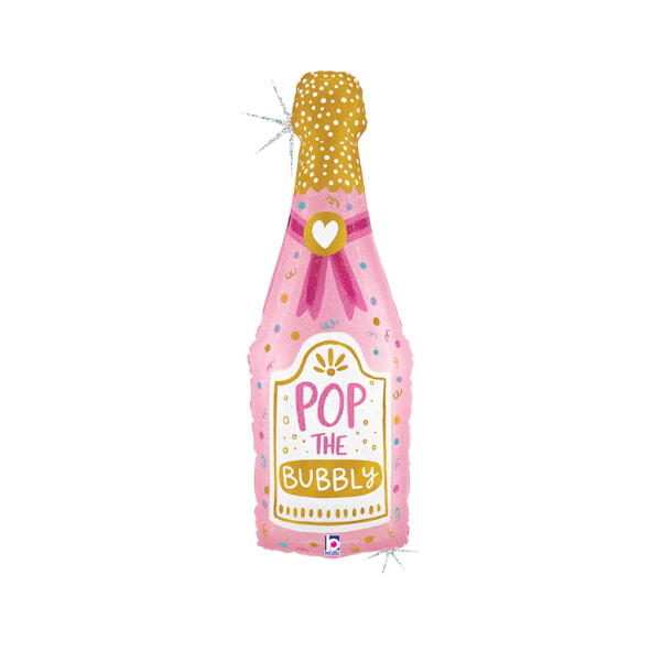 Bottiglia Olografica Rosa 94cm/37"