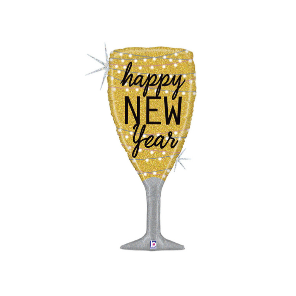 Calice Olografico Happy New Year 93cm/37"
