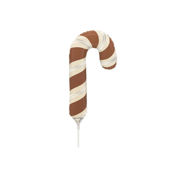 Candy Cane Cioccolato e Beige 36cm/14" Cf 10 Pz