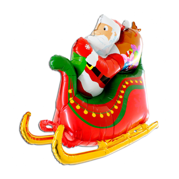 Wonderloons 3D Slitta di Babbo Natale 117cm/46"