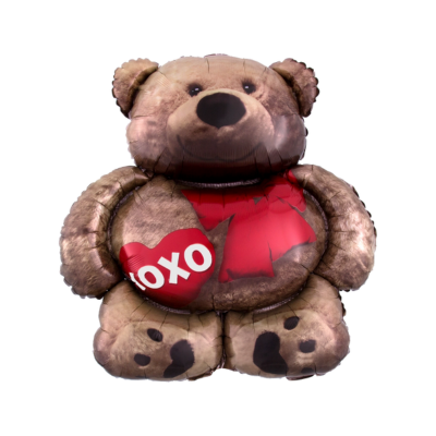 Mylar Orsetto Love "XOXO" 71cm/28"