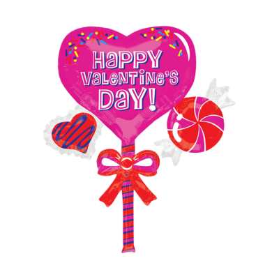 Mylar Happy Valentine's Day 88cm/35"