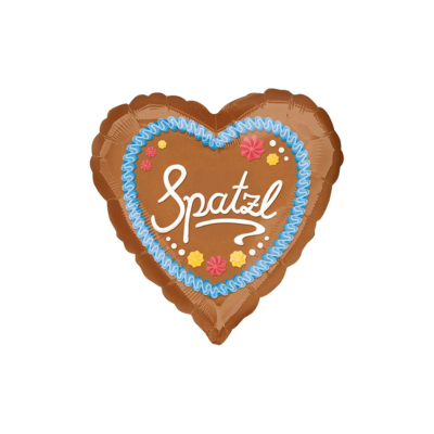 Mylar Cuore "Spatzl" 43cm/17"