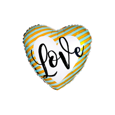 Mylar Cuore "Love" 43cm/17"