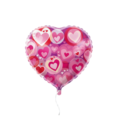 Mylar Cuore e Cuoricini 45cm/18"