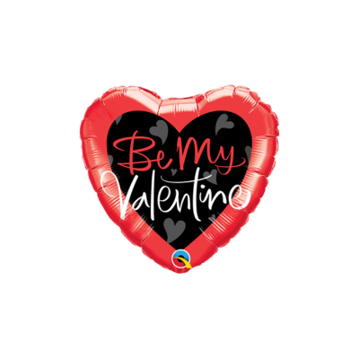 Mylar Cuore Be My Valentine 45cm/18"