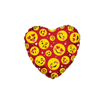 Mylar Cuore Emoji Innamorati 45cm/18"