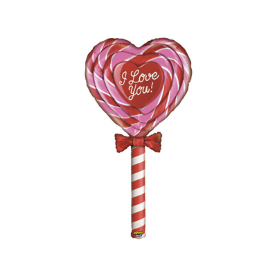 Mylar Lecca Lecca Cuore "I Love You" 152cm/60"
