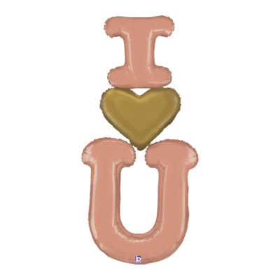 Mylar Scritta I (Heart) You 152cm/60"